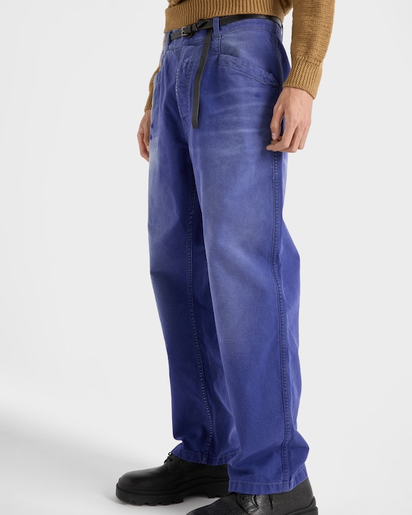 Pantalon en sergé de coton Pantalon en sergé de coton