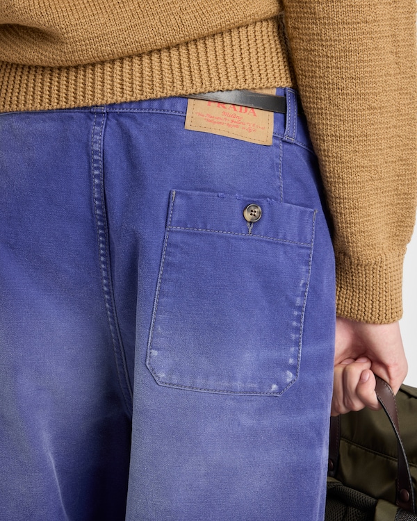 Pantalon en sergé de coton Pantalon en sergé de coton