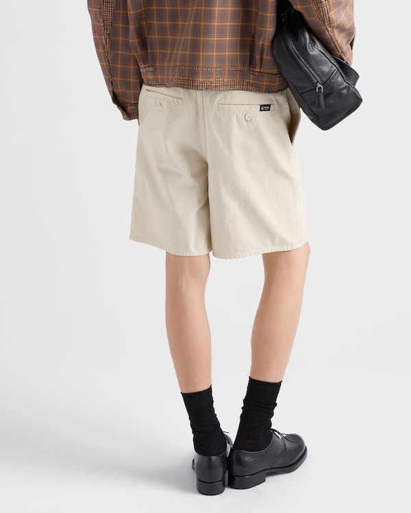 Twill Bermudas - Chalk Twill Bermudas - Chalk