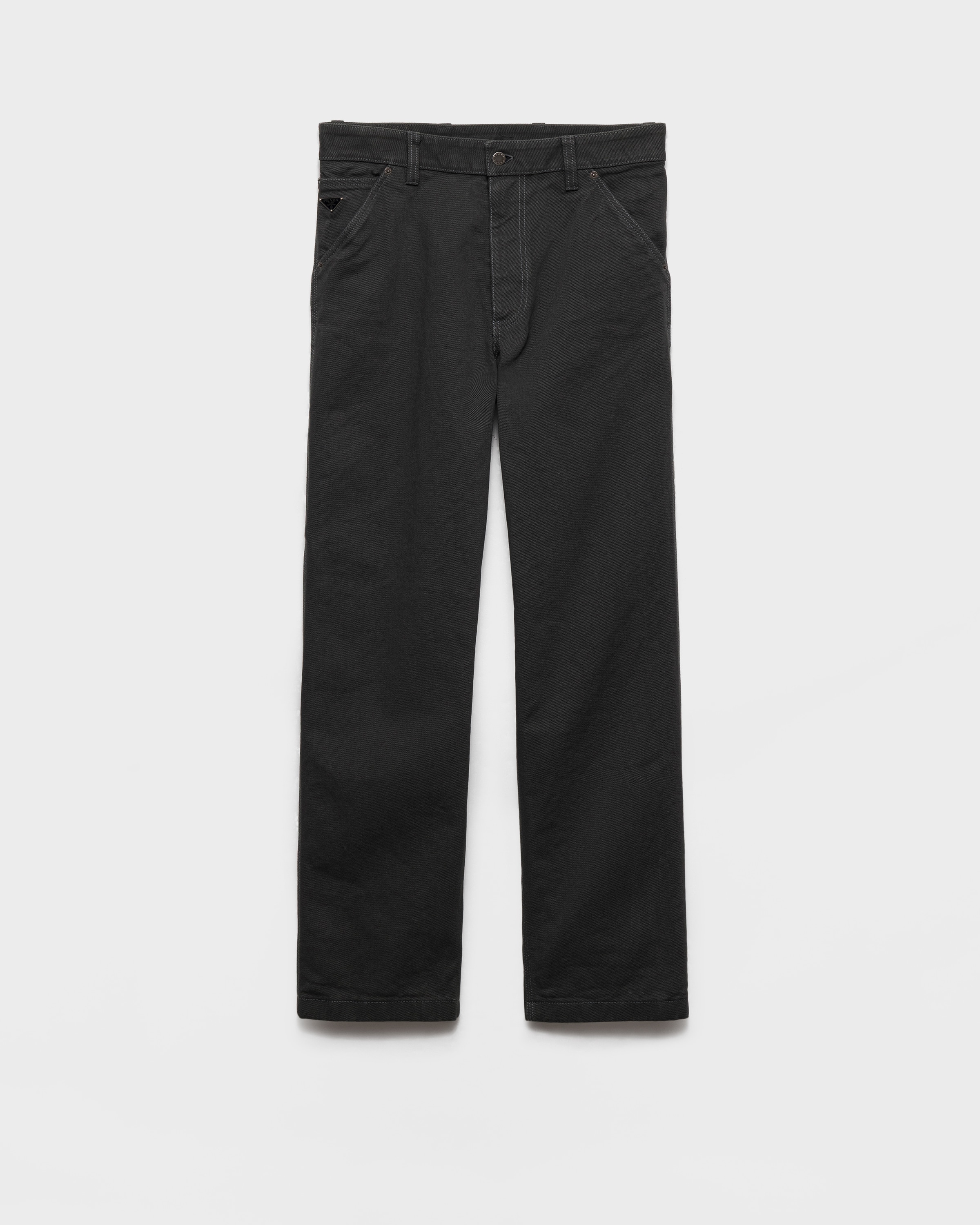 Dark Green Denim Jeans | PRADA - United States