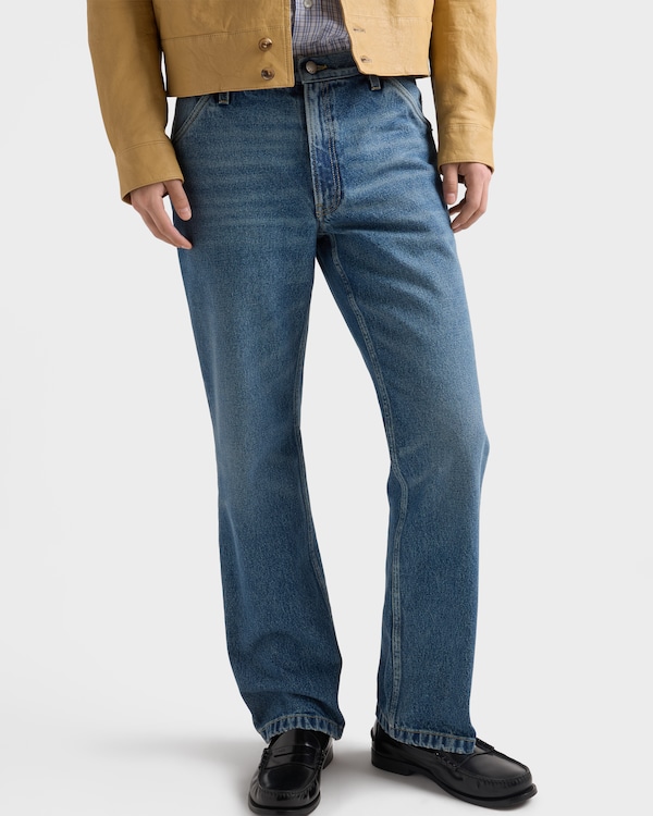Regular washed denim jeans - Navy Regular washed denim jeans - Navy
