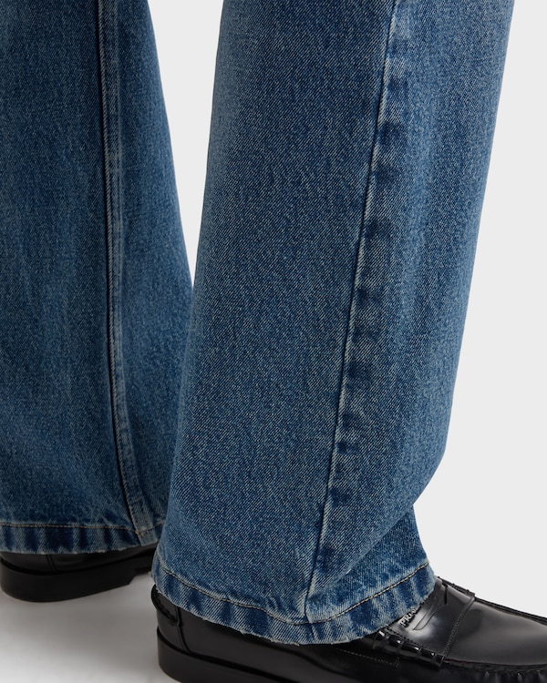 Regular washed denim jeans - Navy Regular washed denim jeans - Navy