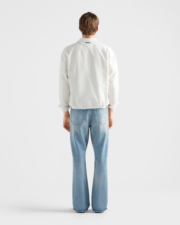 Jean en denim délavé - Bleu Jean en denim délavé - Bleu
