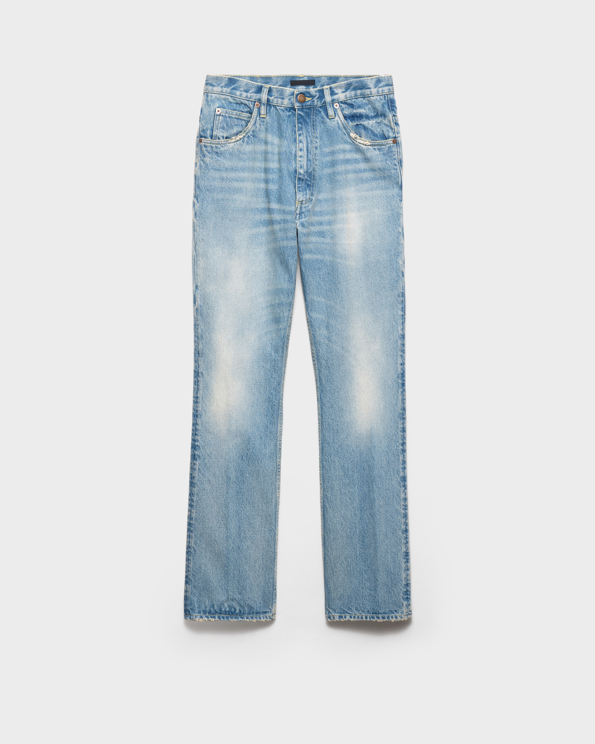 Navy Washed denim jeans | PRADA - Netherlands