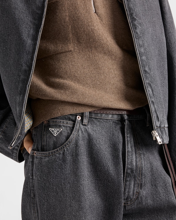 Five-pocket denim jeans - Black Five-pocket denim jeans - Black
