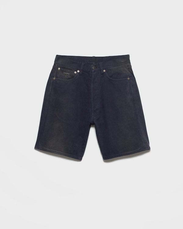 Bermuda en denim - Bleu Bermuda en denim - Bleu