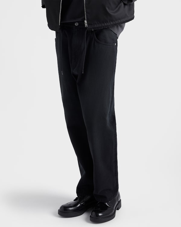 Black denim five-pocket jeans - Black Black denim five-pocket jeans - Black