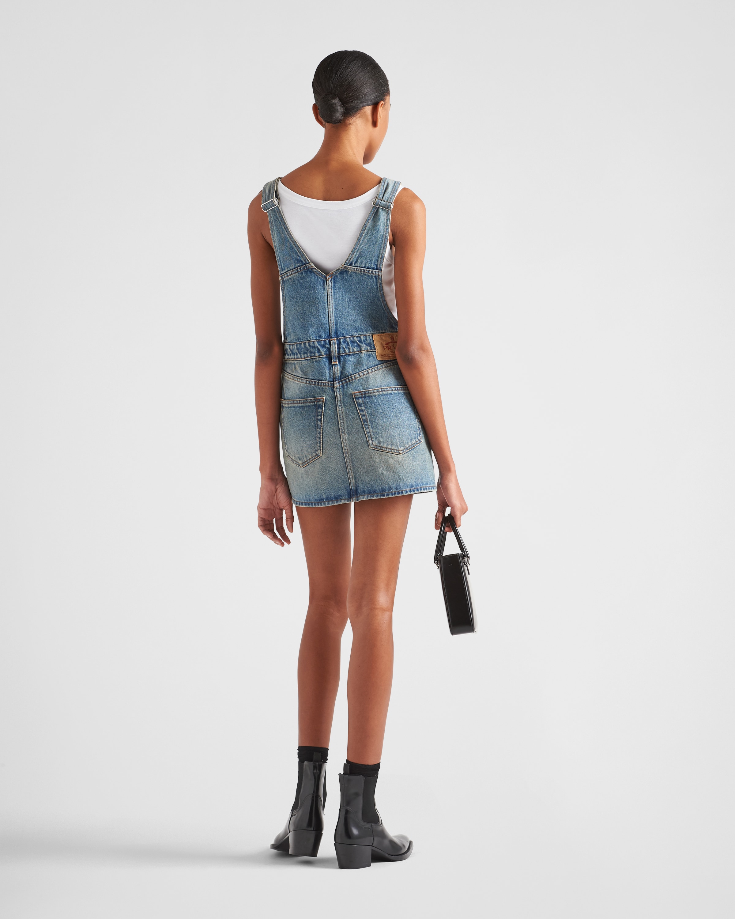 Bib denim dress clearance