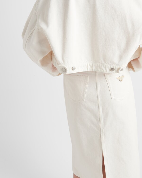 Denim blouson jacket Denim blouson jacket