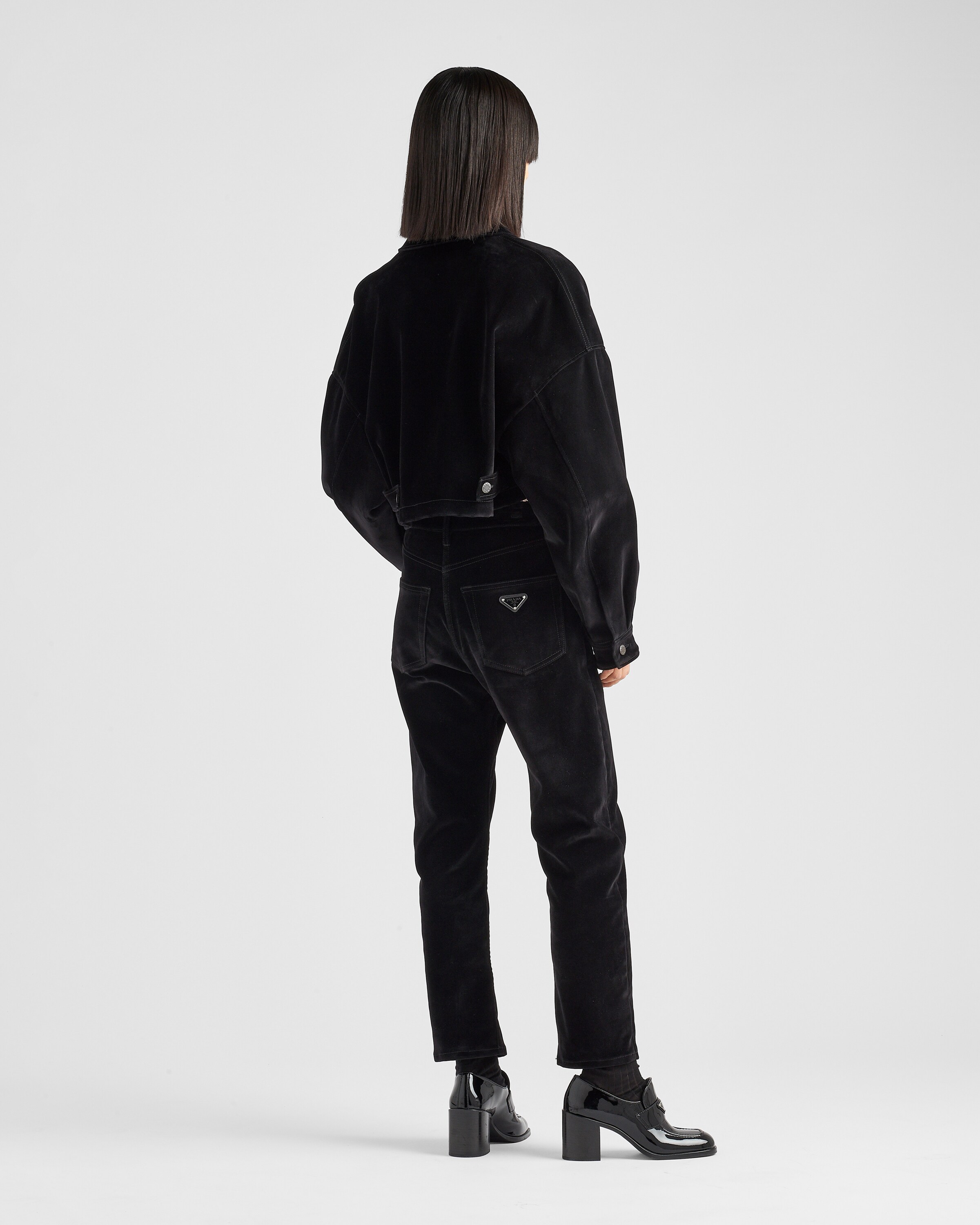 Prada velvet sale jacket