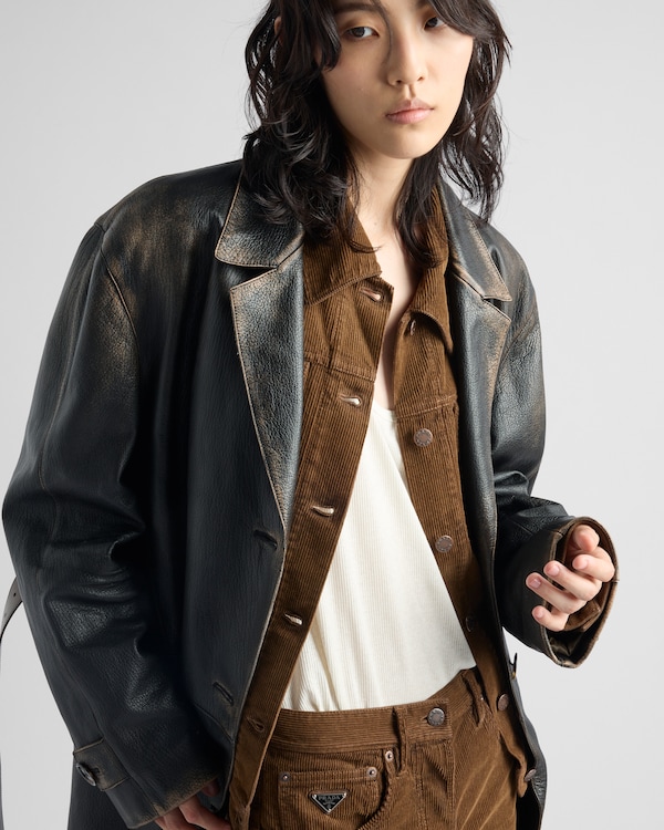 Corduroy blouson jacket - Caramel Corduroy blouson jacket - Caramel