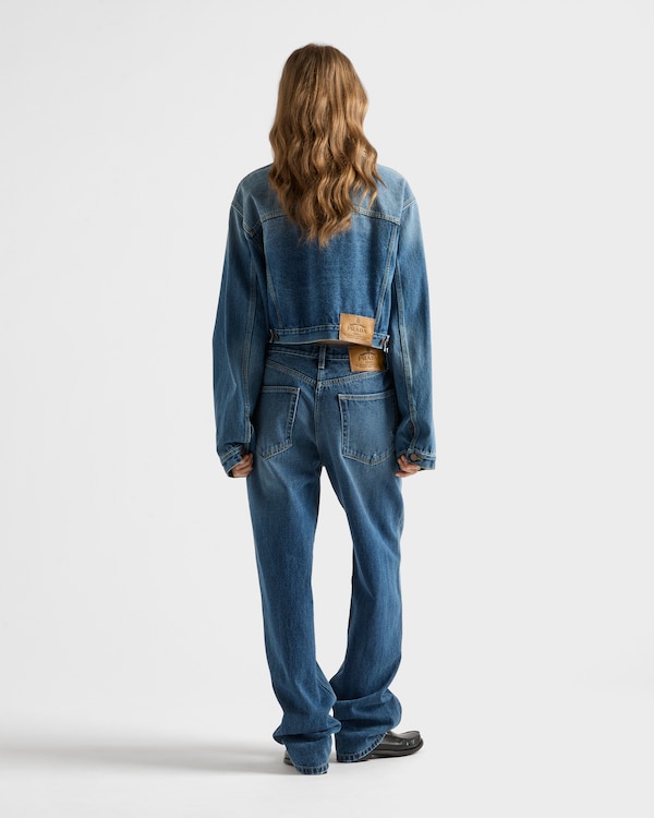 デニム ブルゾンジャケット デニム ブルゾンジャケット