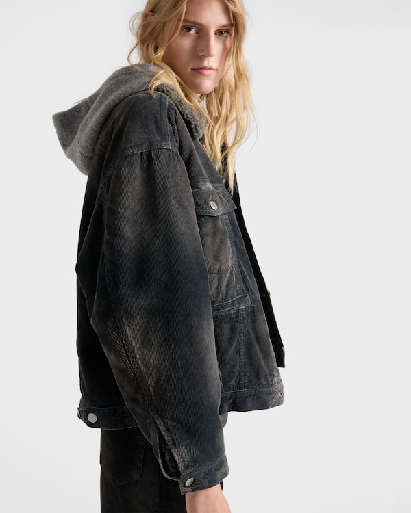 Corduroy blouson jacket Corduroy blouson jacket