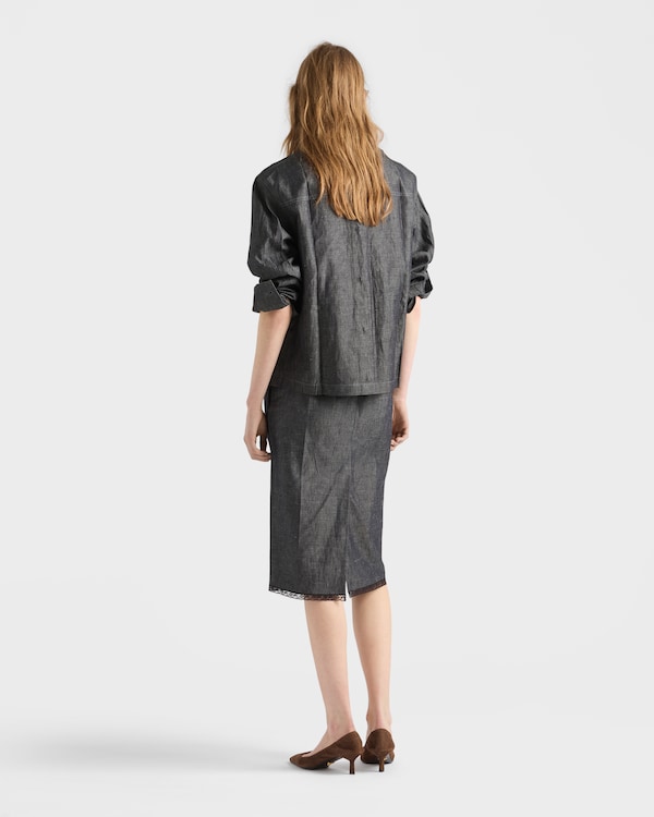 Chambray jacket - Navy Chambray jacket - Navy