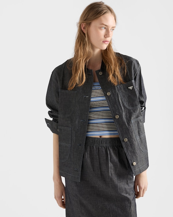 Chambray jacket - Navy Chambray jacket - Navy