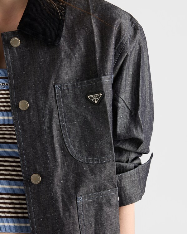 Chambray jacket - Navy Chambray jacket - Navy