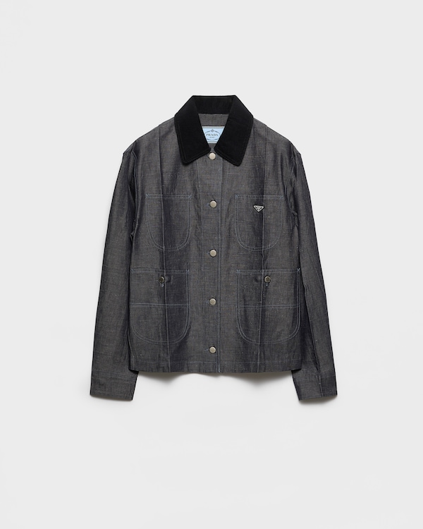Chambray jacket - Navy Chambray jacket - Navy