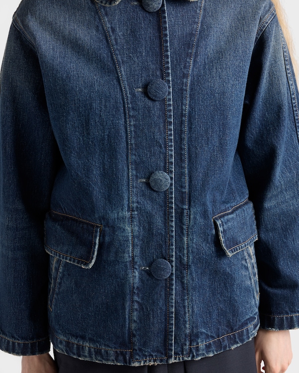 Blouson in denim washed Blouson in denim washed