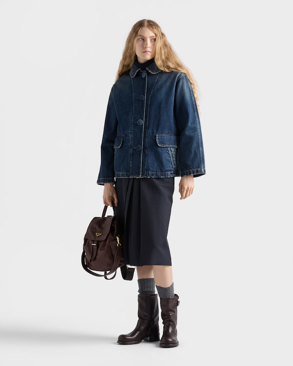Blouson in denim washed Blouson in denim washed