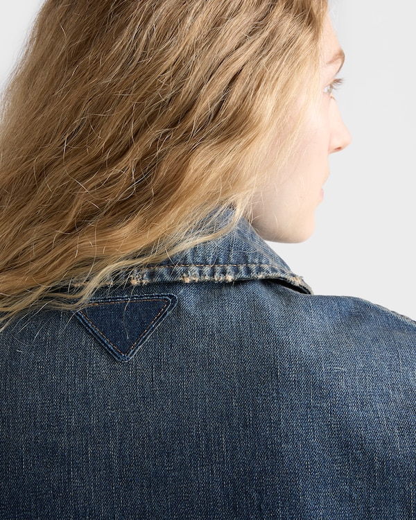 Blouson in denim washed Blouson in denim washed