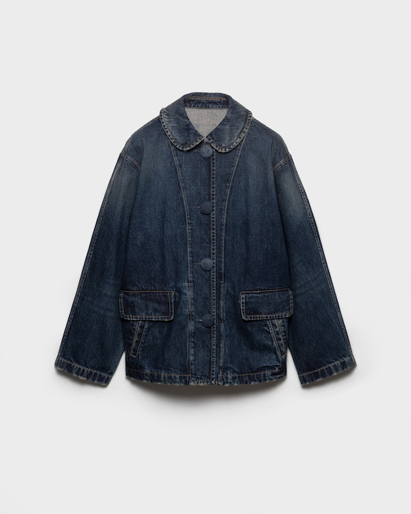Blouson in denim washed Blouson in denim washed