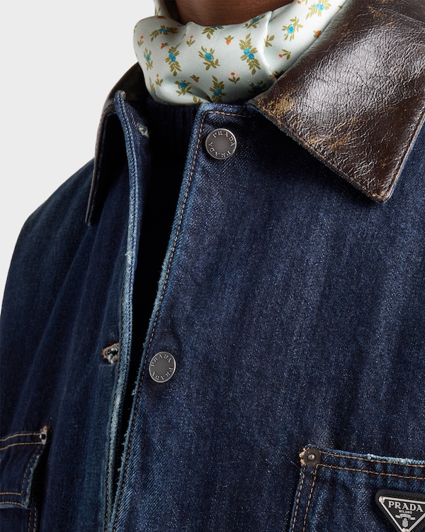 Denim trucker jacket - Navy Denim trucker jacket - Navy