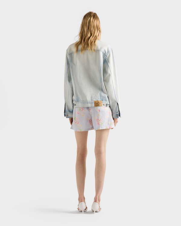 Blouson en denim - Bleu Clair Blouson en denim - Bleu Clair