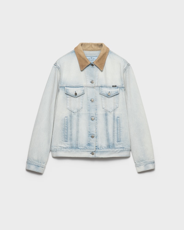 Blouson en denim - Bleu Clair Blouson en denim - Bleu Clair