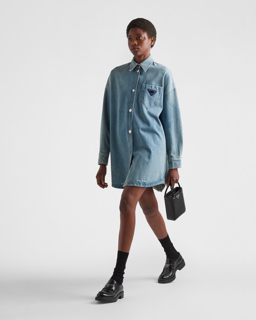 Prada Chemise oversize en denim bio 2