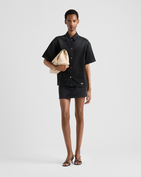 丹宁牛仔衬衫 丹宁牛仔衬衫