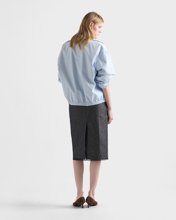 샴브레이 스커트 - 블루 샴브레이 스커트 - 블루