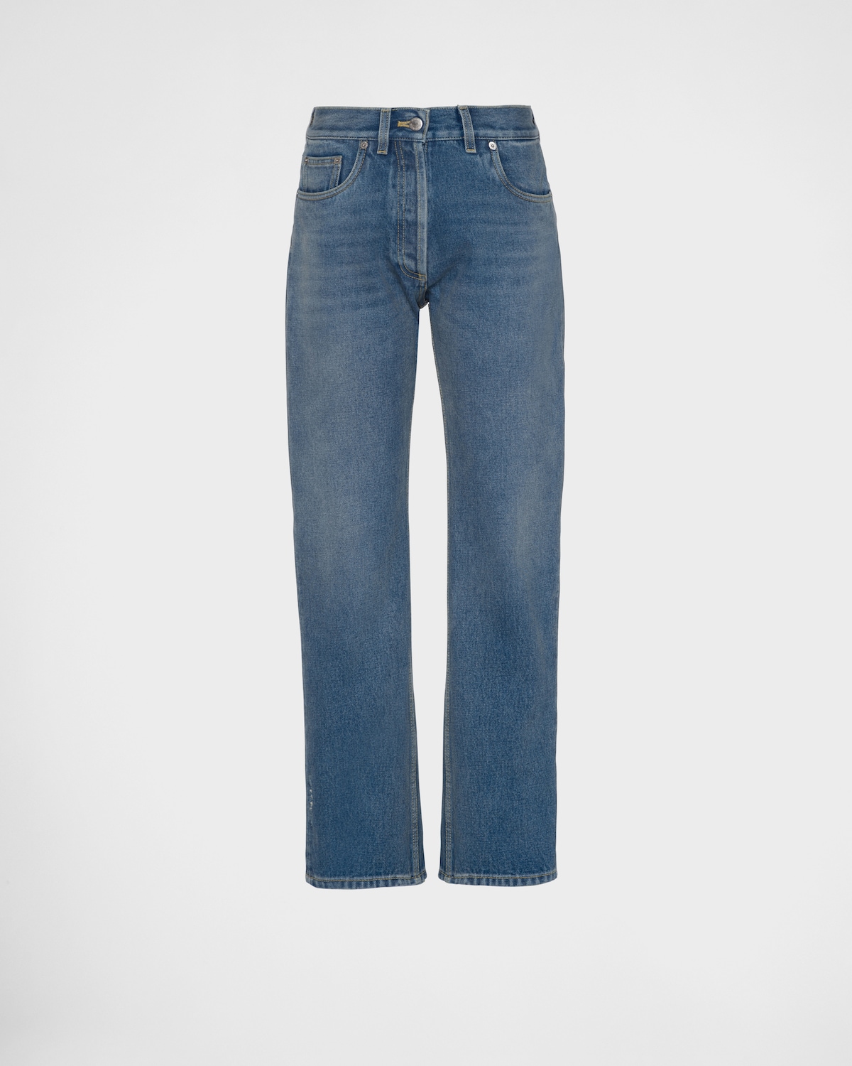 Organic denim five-pocket jeans