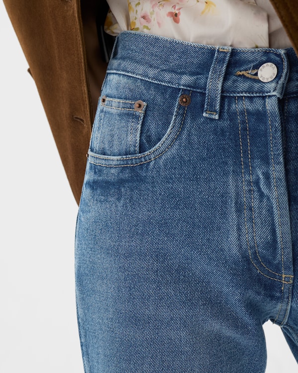 Straight-leg denim jeans Straight-leg denim jeans