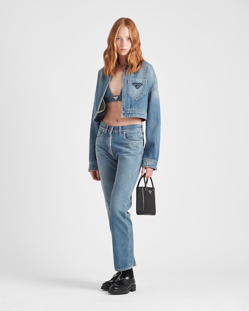 Prada Organic denim five\u002Dpocket trousers 2