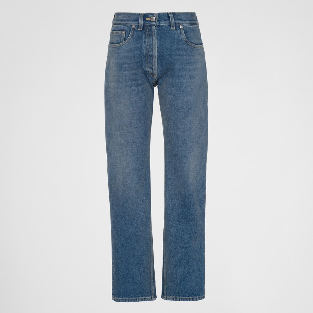 Prada Organic denim five-pocket trousers 1