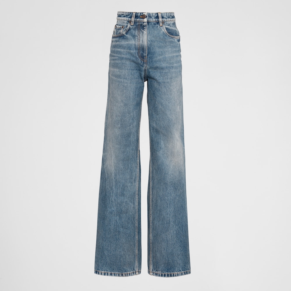 Prada Pantaloni cinque tasche in denim 1