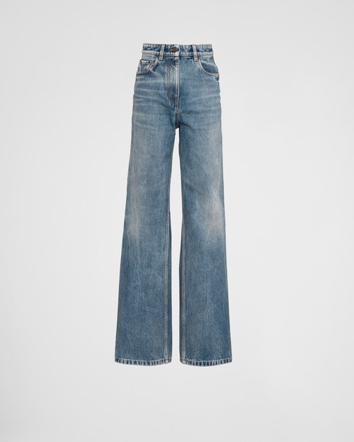 Prada Pantaloni cinque tasche in denim 1