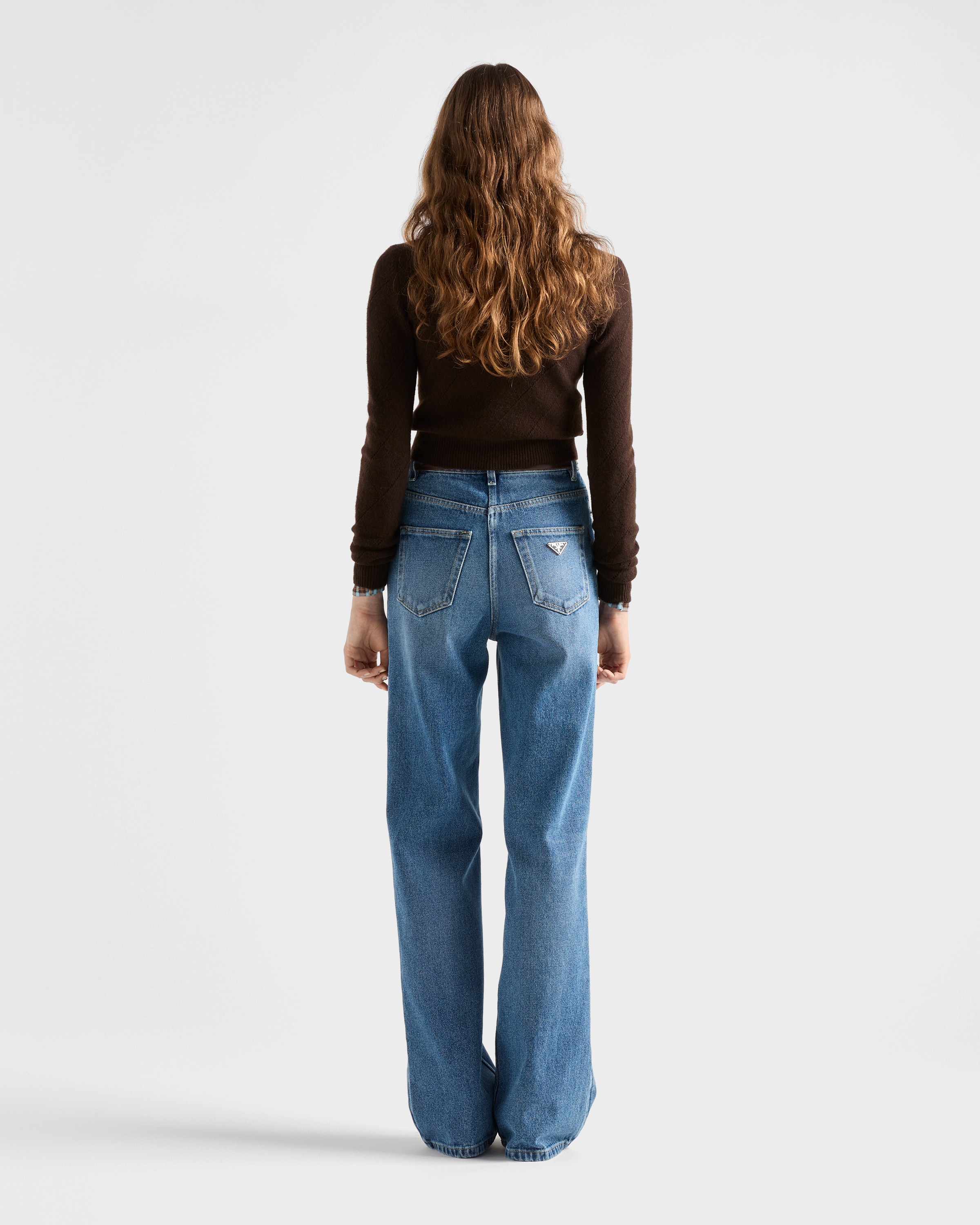 Light Blue Five-pocket Denim Jeans | PRADA