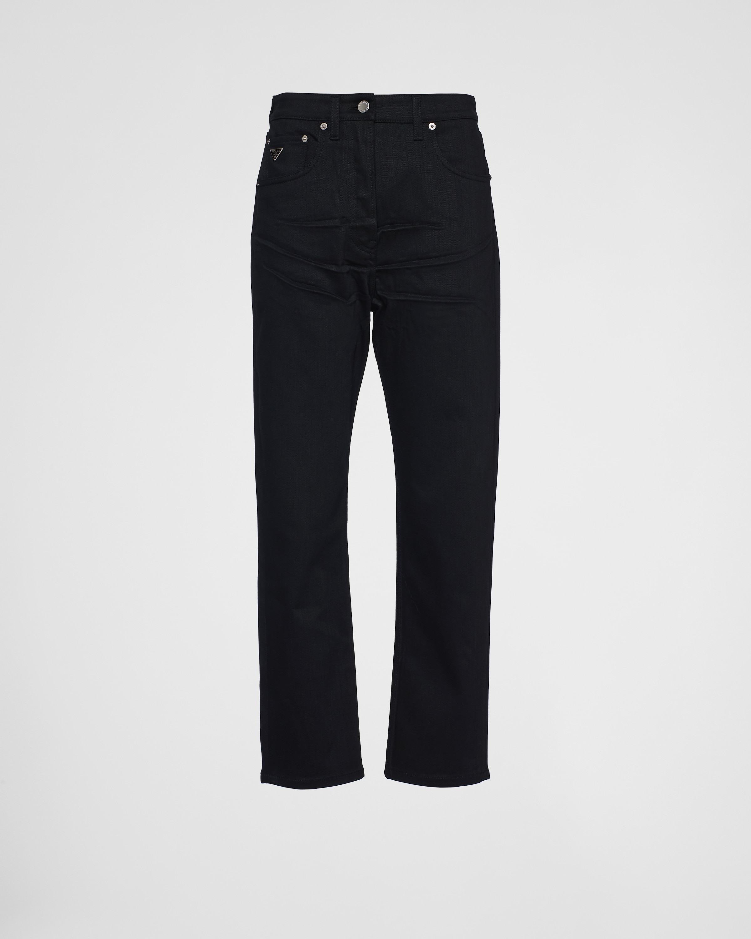Black Stretch Denim Five-pocket Jeans | PRADA