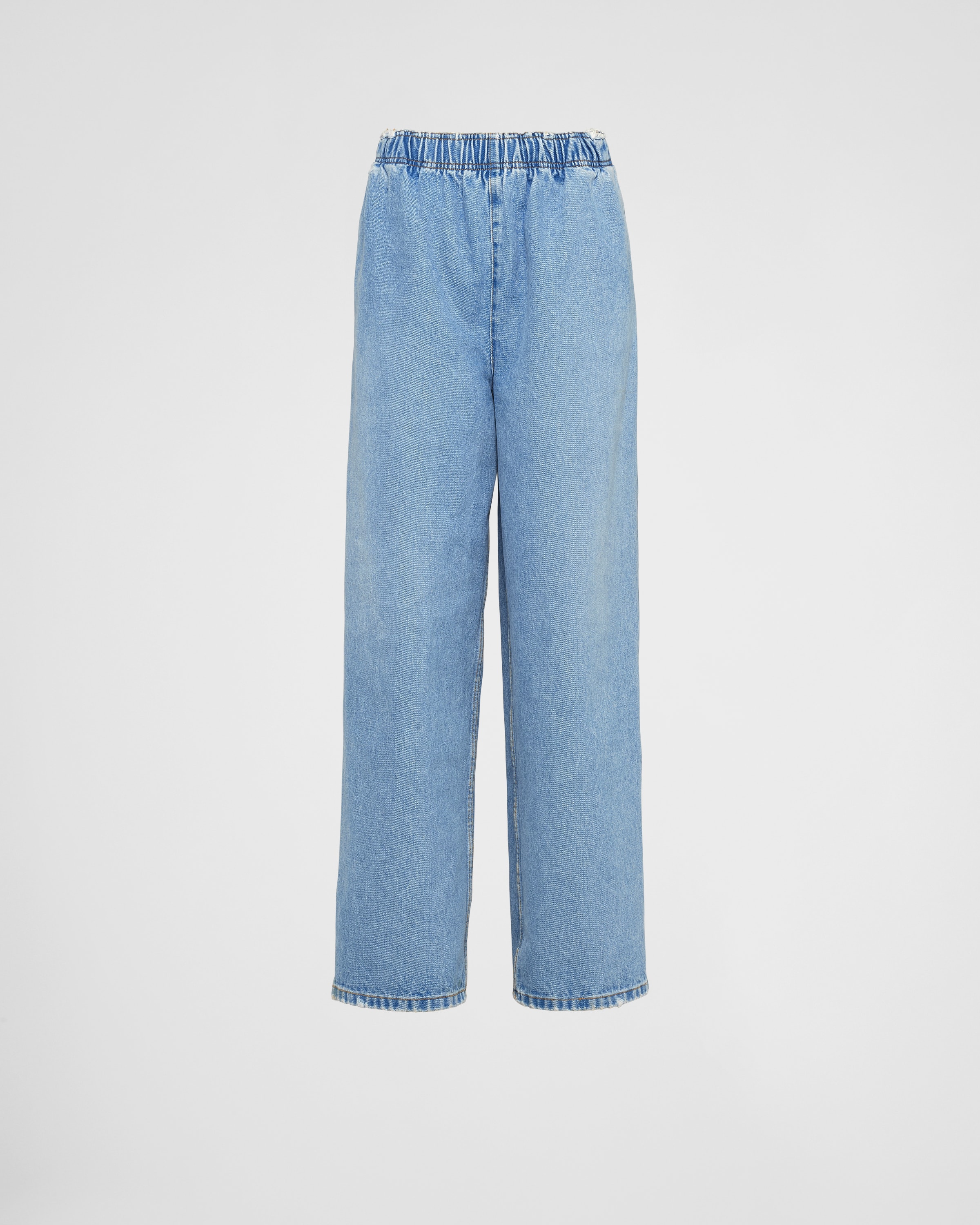 Prada Denim Jeans In Sky Blue