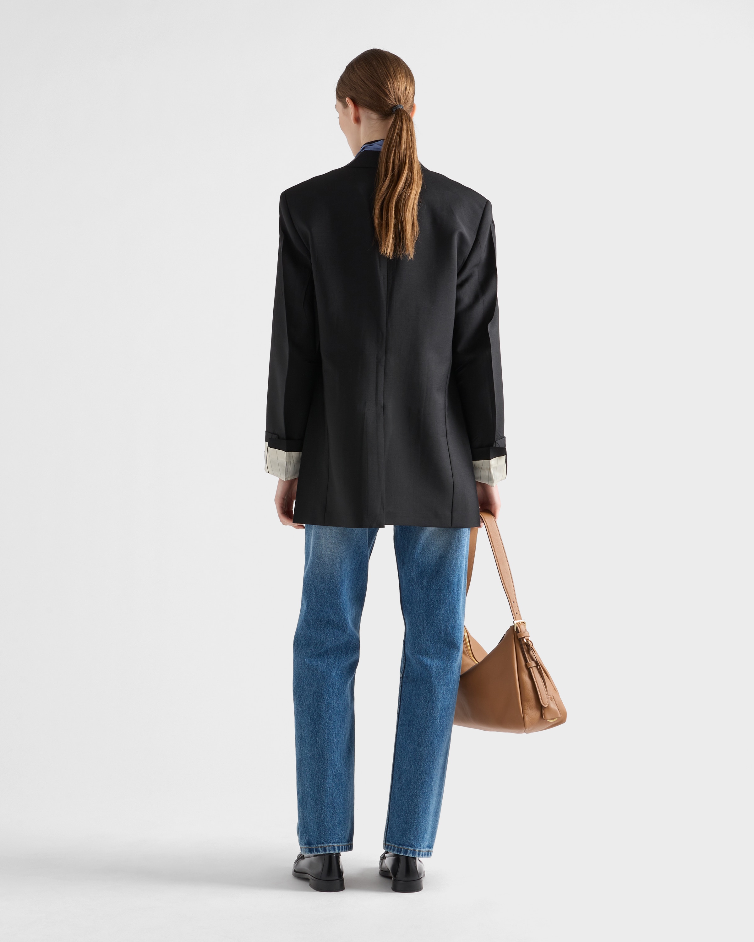 Light Blue Straight-leg jeans | PRADA
