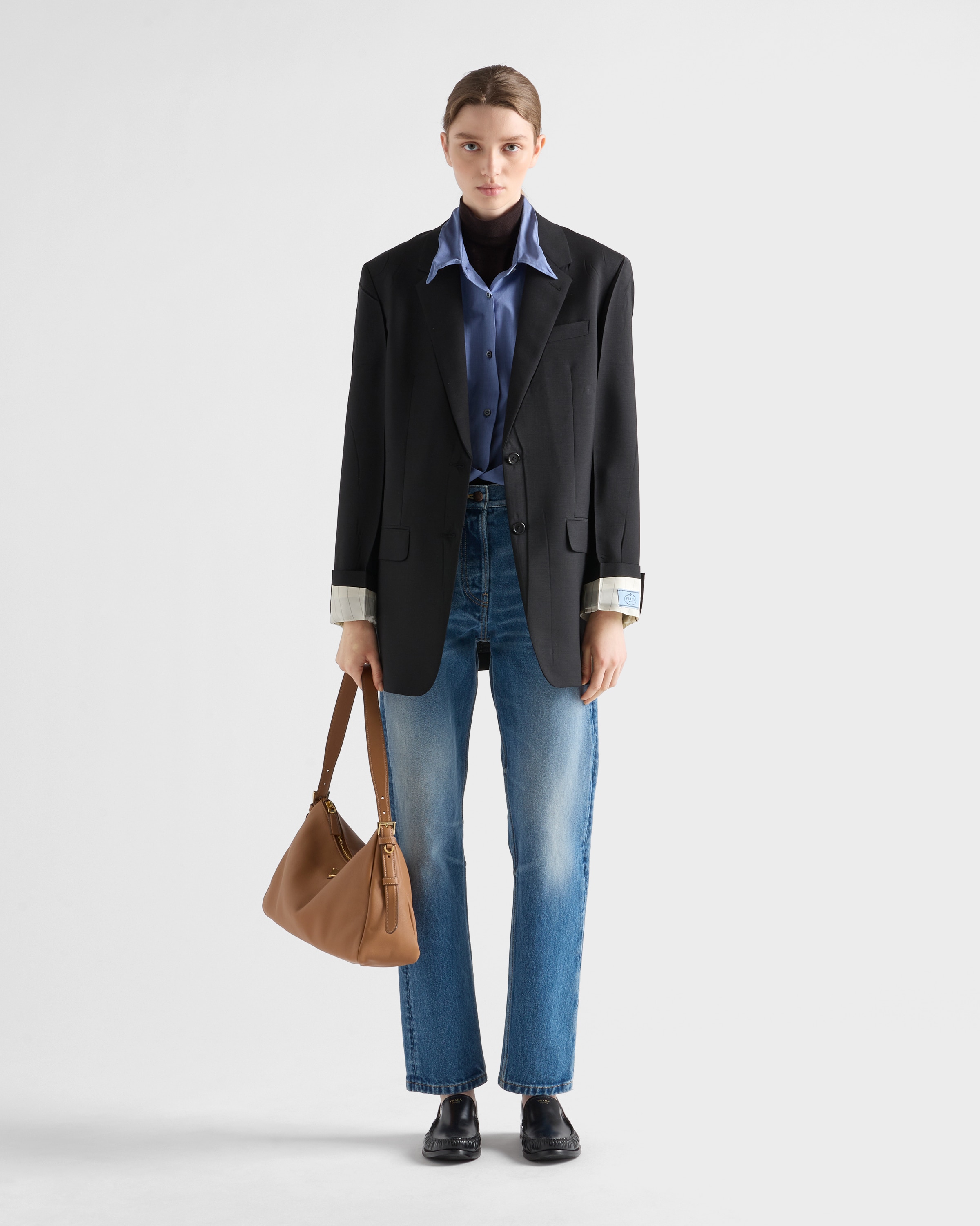 デニム・ジーパン PRADA JEANS (GFP521SOOO16PK F0V3N) Prada Blue jeans in washed denim | TheDoubleF
