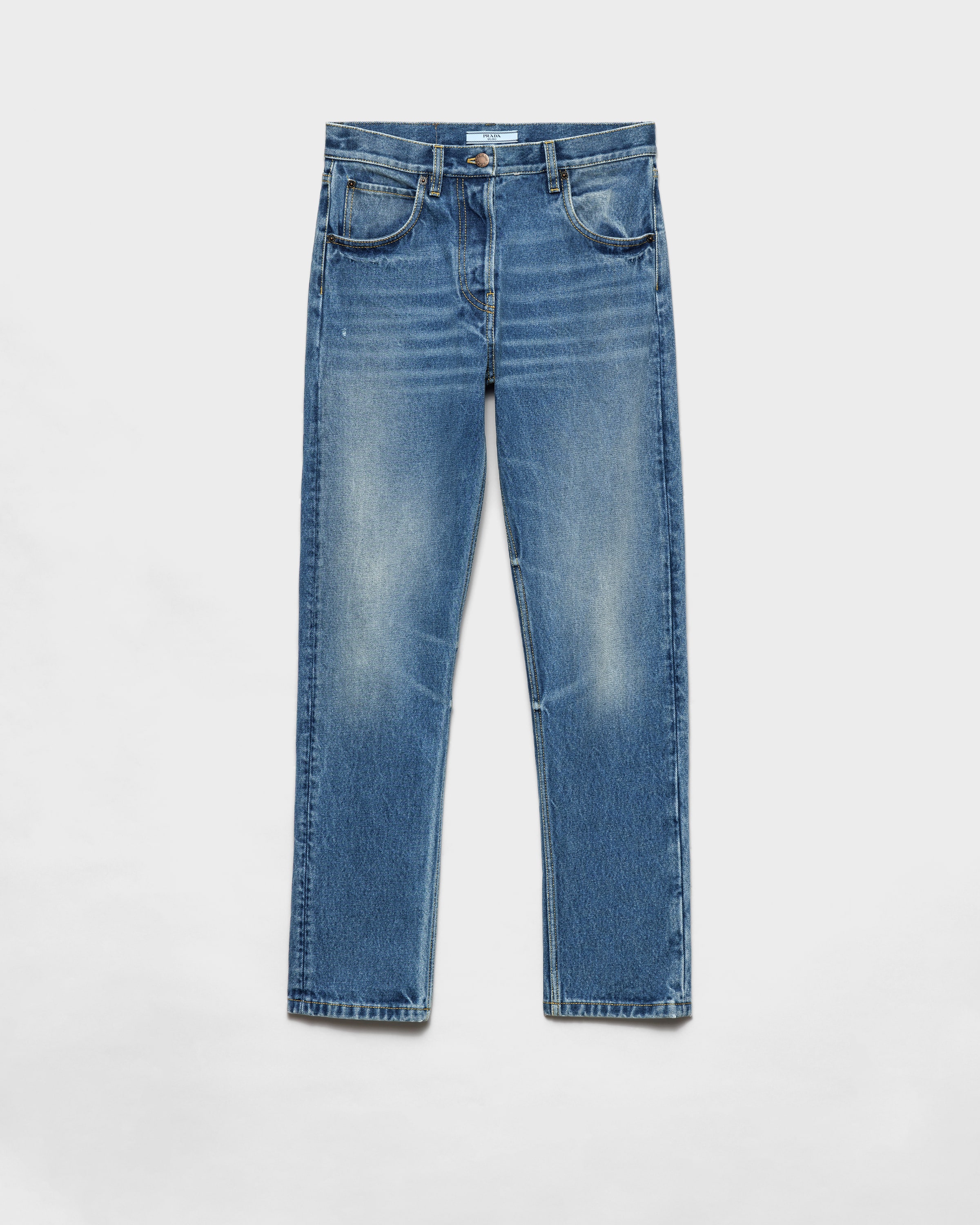 Prada Jeans Mit Geradem Bein In Hellblau