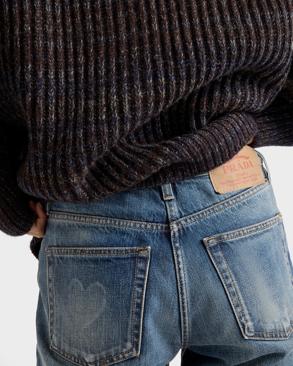 Tapered selvedge denim jeans - Navy Tapered selvedge denim jeans - Navy