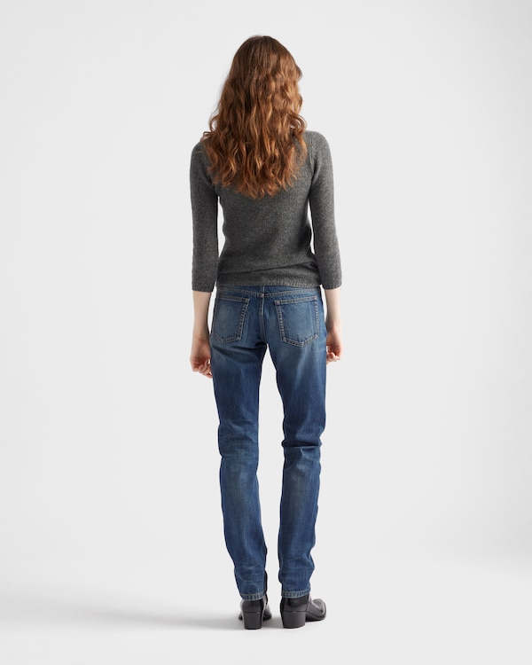 Slim-fit selvedge denim jeans - Navy Slim-fit selvedge denim jeans - Navy