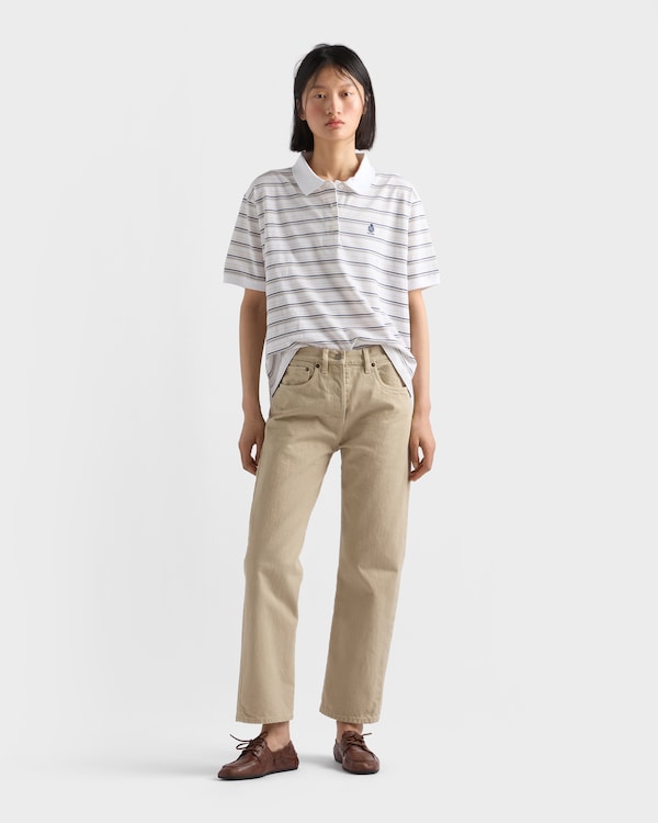 Five-pocket denim jeans - SAND Five-pocket denim jeans - SAND