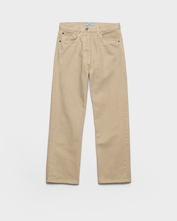 Five-pocket denim jeans - SAND Five-pocket denim jeans - SAND