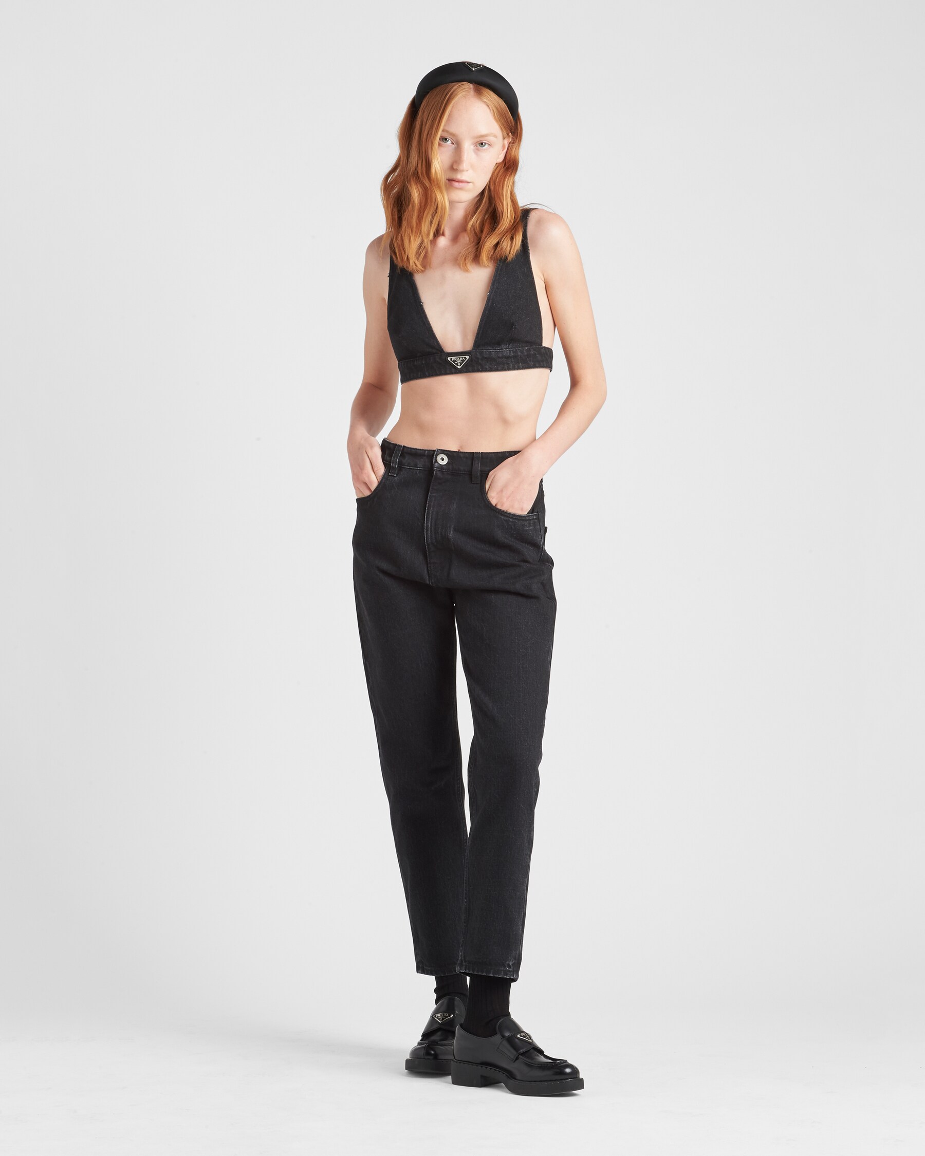Denim Pants, Skirts & Jackets for Women | PRADA