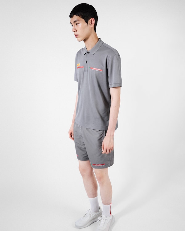 Luna Rossa Prada Pirelli technical fabric swim trunks - Grey Luna Rossa Prada Pirelli technical fabric swim trunks - Grey