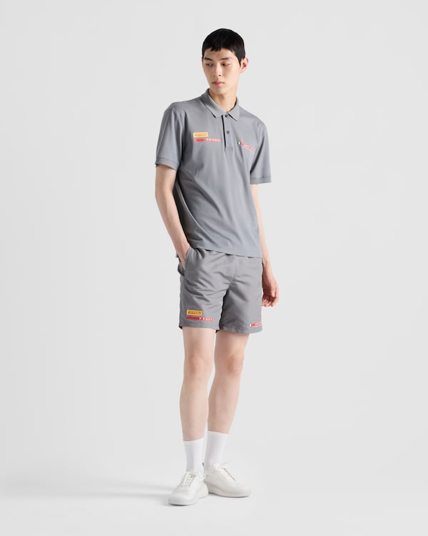 Luna Rossa Prada Pirelli technical fabric swim trunks - Grey Luna Rossa Prada Pirelli technical fabric swim trunks - Grey